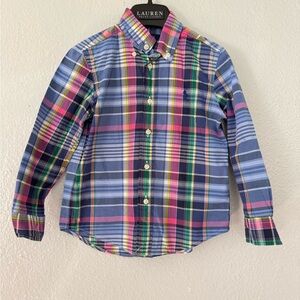 Polo Ralph Lauren Toddler Spring Summer Button Down Shirt Size: 4T